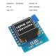0.66 Inch IIC OLED Display 16 Pin With 64x48 Pixels, White/Blue Fonts Ultra-Low Power OLED Display