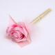 Fashionable wedding golden gift pen signature pen rose flower design pink feather decor