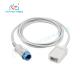 Reusable 7 Pin Mindray Spo2 Cable 2.4M Length TPU Material For Patient Monitor