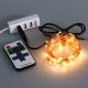 10m 100 LED  Multi-Color Mini USB Remote Control String Lights For Christmas, Party, Festival Decoraction