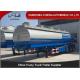 Diesel Gasoline Crude Oil Tanker Trailers 35CBM  -  90CBM Q345B Carbon Steel