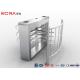 CE Approved Flap Barrier Gate Turnstile With Entry Systems DC 24V Brush Motor