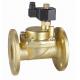 Brass Flange Two Way Piston Steam Solenoid Valve Normally Open PS Series