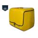 Waterproof Motorbike Food Delivery Box 139L Volume Shock Resistance Yellow Color