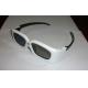 Infrared DLP Link 3D Glasses White Plastic Frame Low Power Consumption