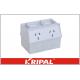 IP53 3 Pin Outlet Weatherproof Switch Socket Flush Mount for Power Supply