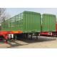 Dropside Commercial Truck Trailer CIMC 3 Axles 30-60 Tons 13-16m