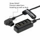 Alvin's Cables D Tap Male to 4 Port Dtap Female Splitter Power Cable for ARRI RED Cameras TILTA Steadicam IDX Battery