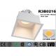 Square Modern White Aluminum LED Spot Downlights CITIZEN COB 36 Deg Beam Angle IP54