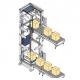 Continuous Elevator Lift Vertical Conveyor Belt System