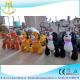 Hansel children funfair plush electic mall ride on toys high quality animal drive toy