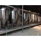2000L Large Scale Brewing Equipment 304 Sanitary Pumps With VFD Controls