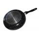 22cm Stamped Aluminum Induction Fry Pan With Marble Coating