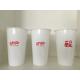 Gifts Disposable Clear Promotional Plastic Tumblers 24oz With Lid