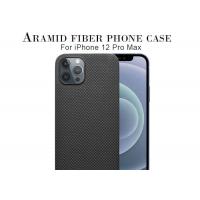 Full Protection Black Plain Weave iPhone 12 Aramid Fiber Case Carbon Case