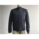Navy Color Light Weight Pu Material Jacket With Mesh Lining And Rib Details