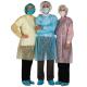 Direct deal，the best selling isolation gown，SMS，blue,L&XL  surgical isolation gown