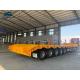 5 Axle 100 Ton Low Bed Semi Trailer For Heavy Duty Machinery