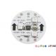 2 Layer LED PCB Board Aluminum Pcb Circular White Solder Mask For LED Singal Lighting