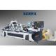 Max Rewinder Diameter 600mm Flatbed Die Cutting Machine with 3phases 380V/60A Power