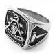 Tagor Jewelry Super Fashion 316L Stainless Steel Casting Rings Collection PXR002