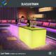 PE Plastic LED Rectangle Cube Light Bar Table Color Changing With Remote Control For Club