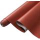 Non Toxic Artificial PVC Leather Waterproof Synthetic For Car Floor Red Yellow