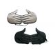 Fashion Hand Design Sleep Blindfold Eyemask Brown Color With Black Toweling Back Material