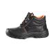 Embossed Cow Leather Upper Steel Toe Steel Palt Anti Construction Site Safety Footwear Work Boots Safety Shoes