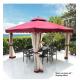 3*3M Outdoor Courtyard Gazebo With Steel Frame Anti Rust Coated