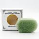 100% Natural Oval Cosmetic Sponge Charcoal And Konjac Cleansing Puff