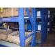 Hardware Steel Warehouse Storage System , Blue Color Adjustable Storage Rack
