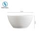 ODM Nontoxic Odorless Threaded White Melamine Cereal Bowls