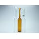 10ml Empty Glass Ampoules High Reliability For Medicinal / Cosmetic
