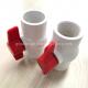PVC Water Supply Compact Ball Valve with  Seat Seal UV Protection SGS Certified