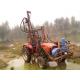 Tractor drilling rig farmland oil exploration