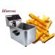 Fast Food Fried Food Single tank Fryer for potato chips Snack Equipments