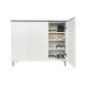 Knock Down Steel Shoe Cabinet Home Storage Furniture 0.5mm Thickness