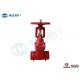 Grooved End Industrial Gate Valve PN16 Ductile Iron GGG40 Material Made