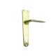 Zinc Alloy Electroplated Gold Door Handle Powder Coated Brown Chrome