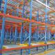 Multi Tier Pallet Live Racking Powder Coating Surface With Rollers / Rails