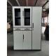 storage file cabinet and steel locker combination group structure dark gray and white color