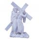 Religion Christian Stone Jesus cross marble sculpture,China stone carving Sculpture supplier
