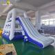 Blue PVC Inflatable Water Toys Airtight Floating Water Slide For Lake