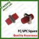 fc/upc square D metal fiber Optic adapter zinc alloy coupler for fiber optical patch cords hybrid sc fc st lc all types