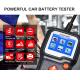 6V 12V Motorcycle Car Battery Tester Scanner 100-2000CCA Cranking Voltage Tester KW650 Konnwei