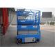 12m Self Propelled Scissor Lift Elevated Single Person Storage Battery Power