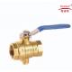 yomtey brass  ball valve with Temperature-measuting
