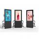 55inch EV Charging Post Outdoor Advertising Display IP65 Waterproof High Brightness 3000 Nits Single And Double Sided Screens