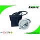 Cree LED Coal Miners Headlamp IP67 Waterproof 6600mAh Rechargeable Li Ion Battery